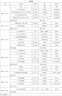 第十周工作日程（4月10日-4月16日）