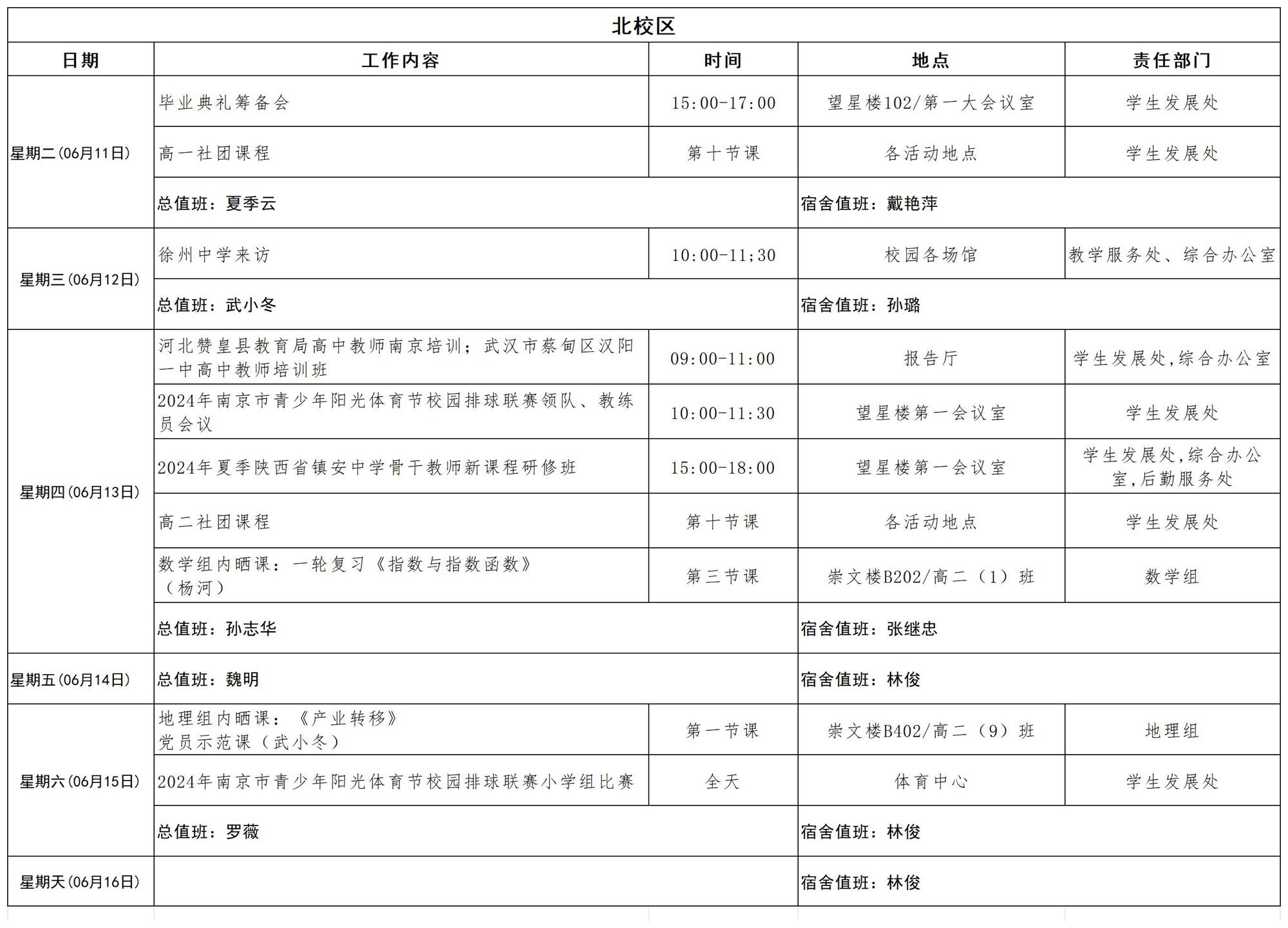 2023-2024学年第二学期日程_第十七周